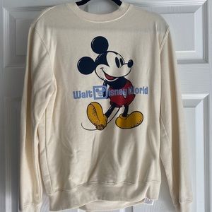 Walt Disney World Cream Pull Over Sweater